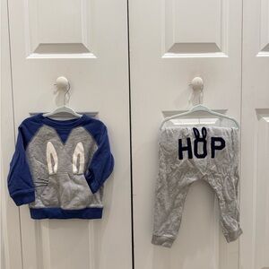 GAP Kids Easter Bunny Jogger Set